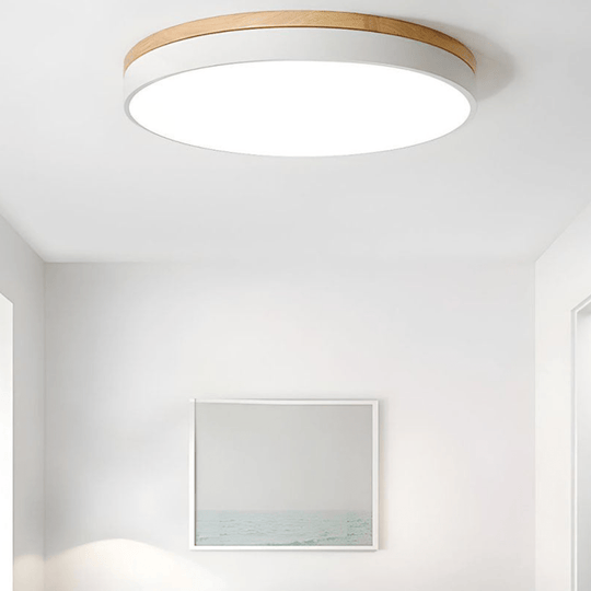 LED-kattovalaisin Luonnonpuu ja Vihreä Korostus 7