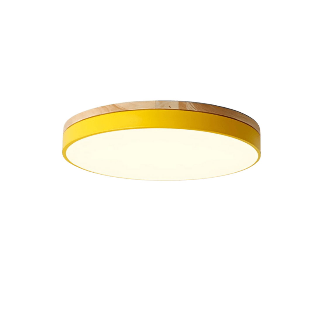 LED-kattovalaisin Luonnonpuu ja Vihreä Korostus 9