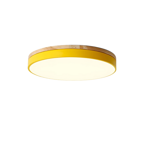 LED-kattovalaisin Luonnonpuu ja Vihreä Korostus 9
