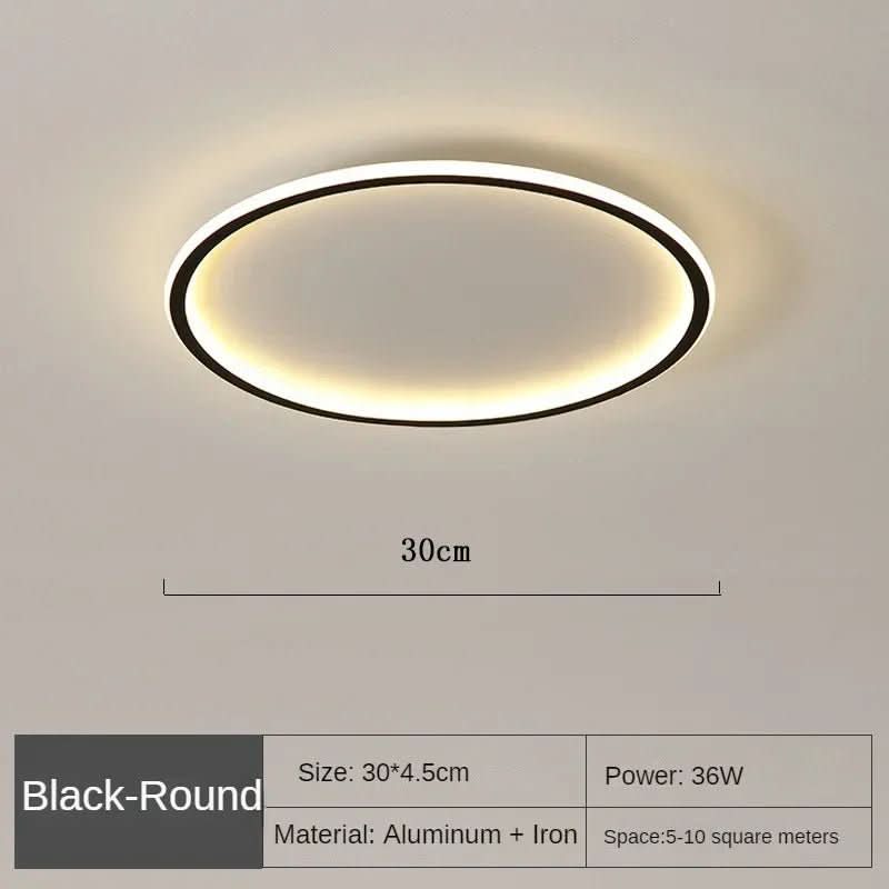 LED-kattovalaisin Pyöreä Skandinaavinen Design 8