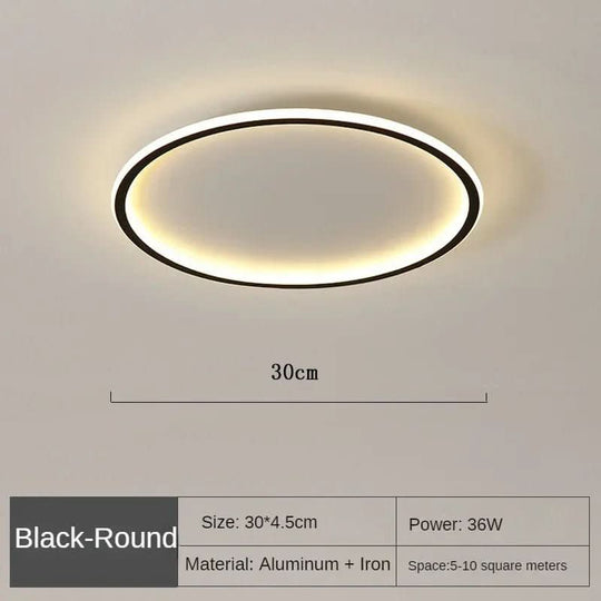 LED-kattovalaisin Pyöreä Skandinaavinen Design 8