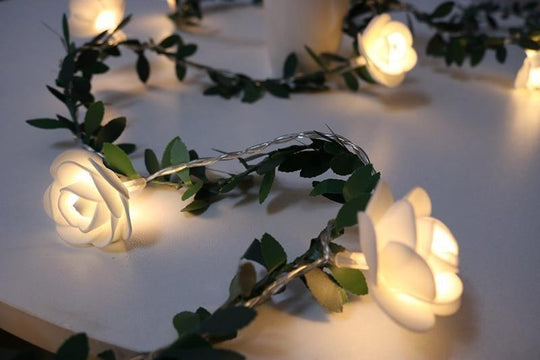 LED-kukkavalaistus Tunnelmalliseen Huoneeseen 9