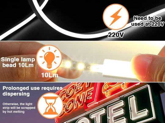 LED-nauha Joustava Ulko- ja Sisäkäyttöön 6