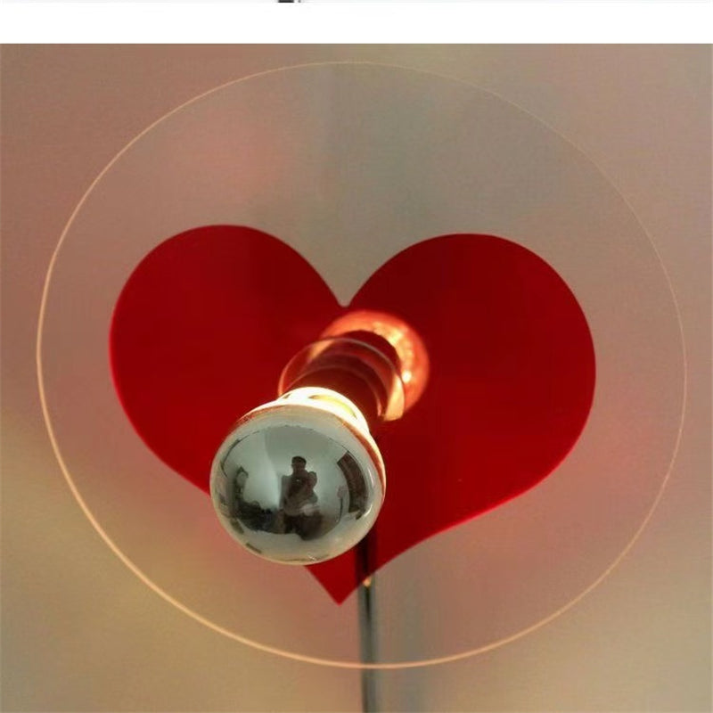 LED-pöytävalaisin Sydämenmuotoisella Designilla 5