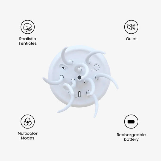 LED-tanssilamppu Värikäs Meduusa 6