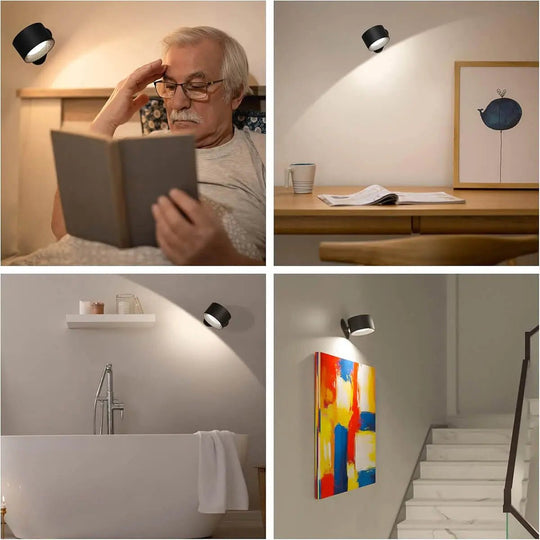Ladattava Seinävalaisin Kaukosäätimellä Minimalistisella Pohjoismaisella Tyylillä 7