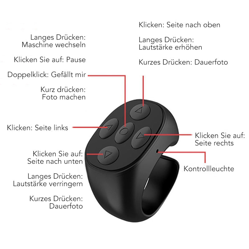 Langaton Bluetooth-kaukosäädinrengas 7