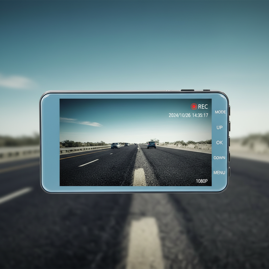 Langaton Kojelautakamera Etu- ja Takakameralla 170° Laajakulmaobjektiivi 1080p Video 1