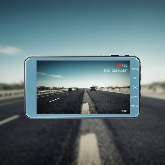 Langaton Kojelautakamera Etu- ja Takakameralla 170° Laajakulmaobjektiivi 1080p Video 1