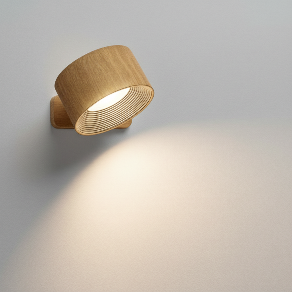 Langaton LED-seinävalaisin 360° säädettävä 9