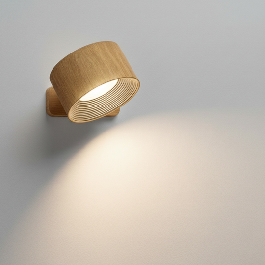 Langaton LED-seinävalaisin 360° säädettävä 9