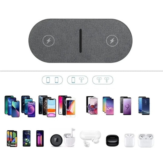 Langaton Latausasema 40 W iPhone ja Samsung Laitteille 6