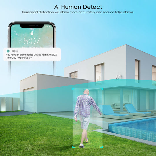 Langaton Ulkovalvontakamera 360° 5