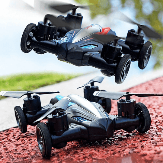 Lapsille suunniteltu 2-in-1 kauko-ohjattava ajoneuvo ja drone 3