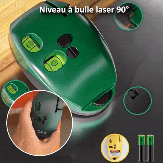 Laserkuplataso 90° Tarkkuus ja Käytännöllisyys 0