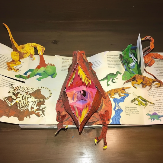 Lasten 3D-ponnahduskirja Dinosaurukset 1