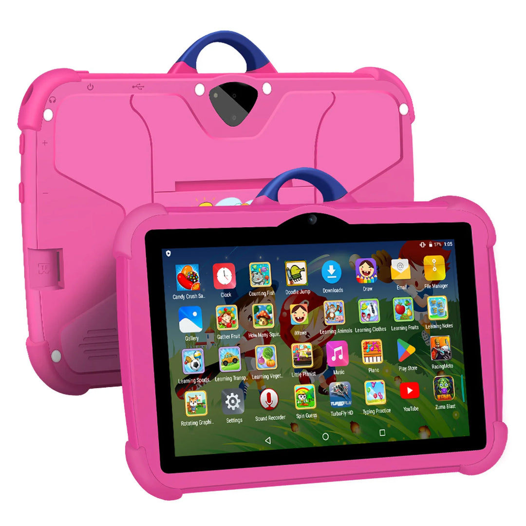 Lasten 7 Tuuman Tabletti Neliydin 4GB RAM 64GB ROM 0