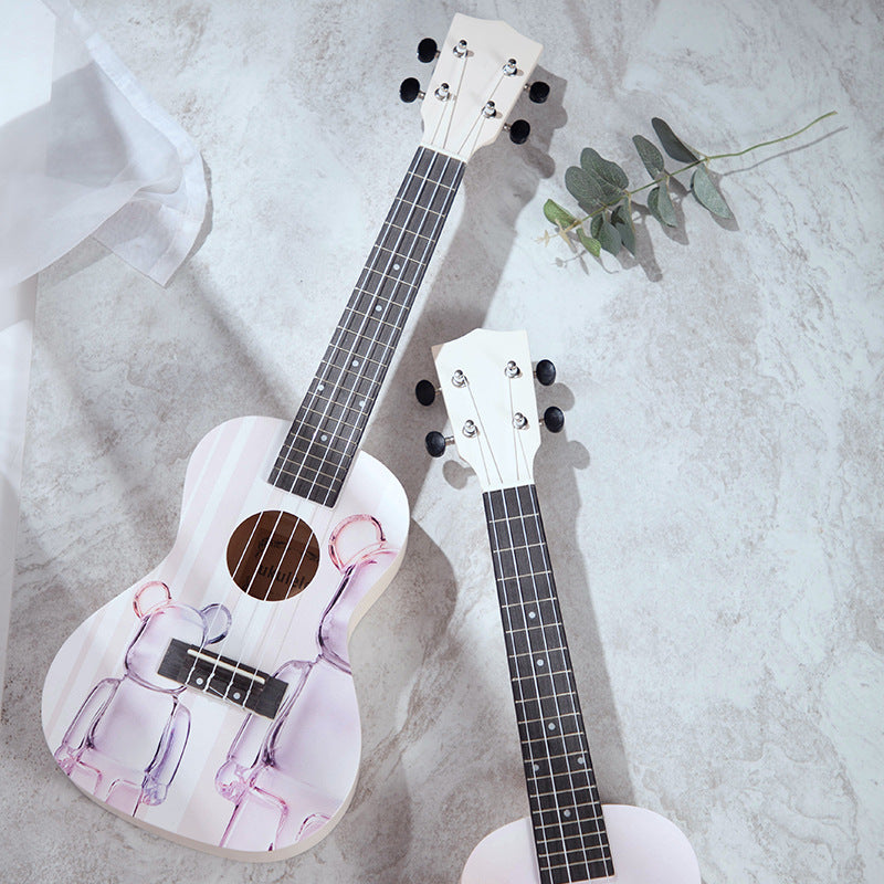 Lasten Akustinen Ukulele Kevyt ja Helppokäyttöinen 3