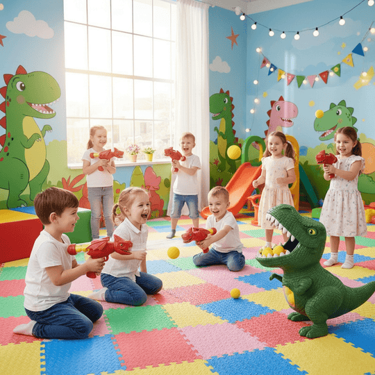 Lasten Ammuntapeli DINOPOP BLASTER Dinosaurusteemalla 1