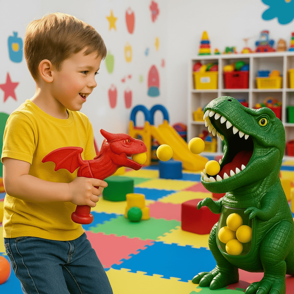 Lasten Ammuntapeli DINOPOP BLASTER Dinosaurusteemalla 2
