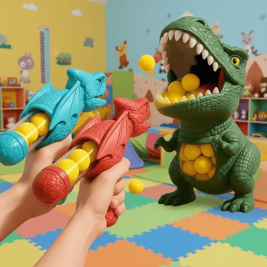 Lasten Ammuntapeli DINOPOP BLASTER Dinosaurusteemalla 4