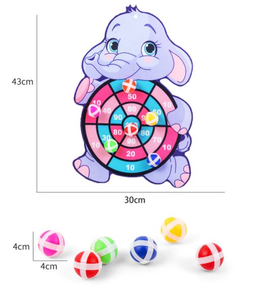 Lasten Dartboard Pelilauta Hauska ja Turvallinen Peli 1