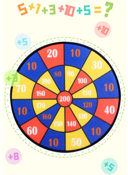 Lasten Dartboard Pelilauta Hauska ja Turvallinen Peli 4