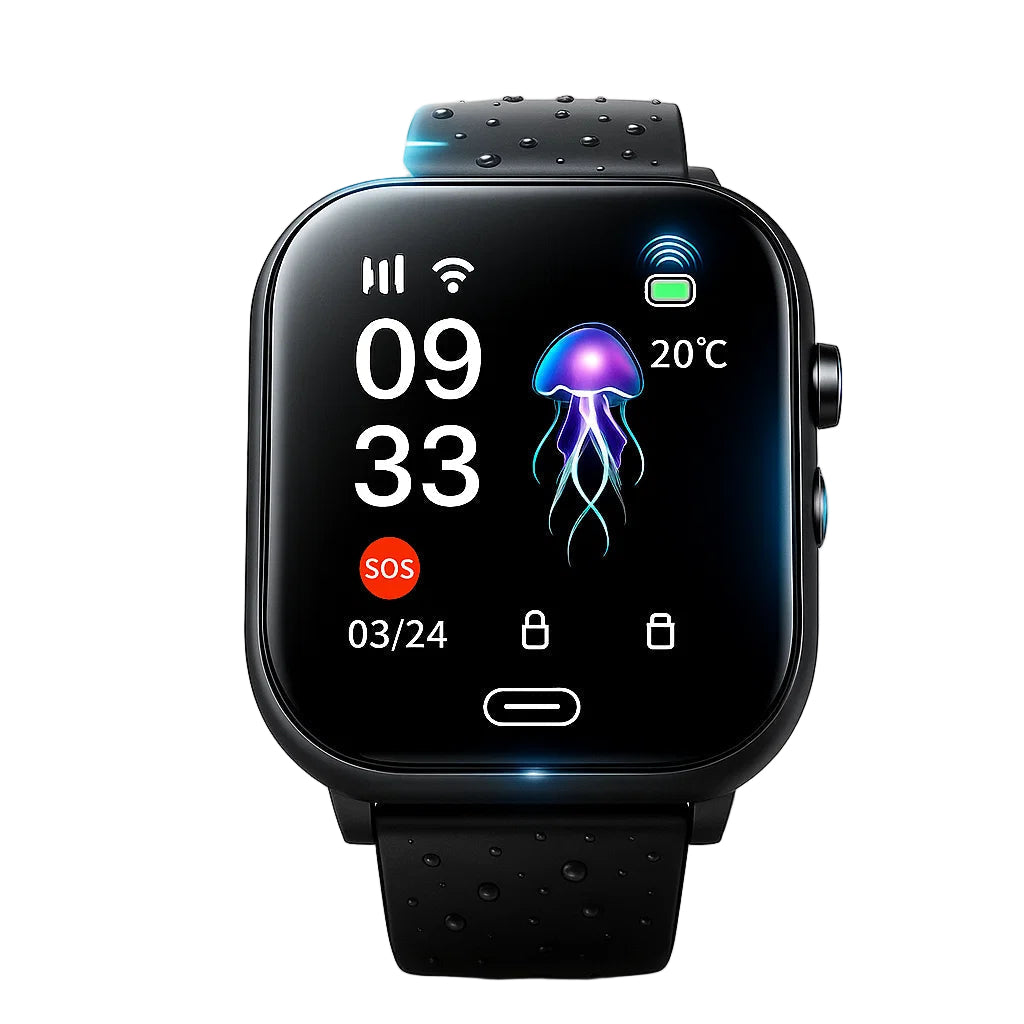 Lasten GPS-älykello Videopuheluilla 0