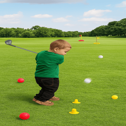 Lasten Golfsetti Säädettävillä Teleskooppimailoilla 1
