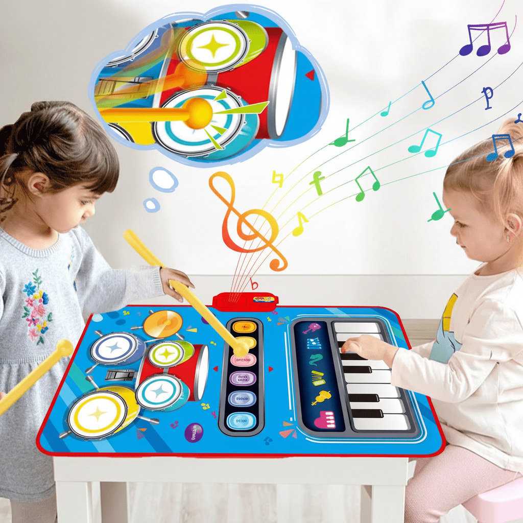 Lasten Interaktiivinen Musiikkimatto Viidellä Instrumentilla 4