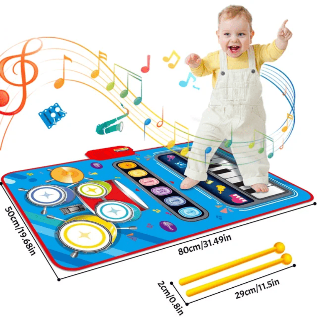 Lasten Interaktiivinen Musiikkimatto Viidellä Instrumentilla 6