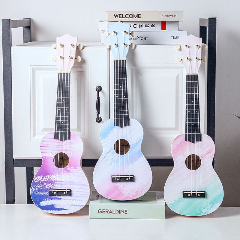 Lasten Koristeellinen Ukulele Kevyt ja Kannettava 1