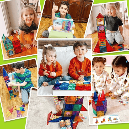Lasten Magneettiset Rakennuspalikat Montessori-tyylillä 40 Kappaletta 2