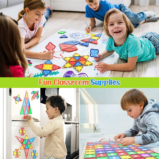 Lasten Magneettiset Rakennuspalikat Montessori-tyylillä 40 Kappaletta 3