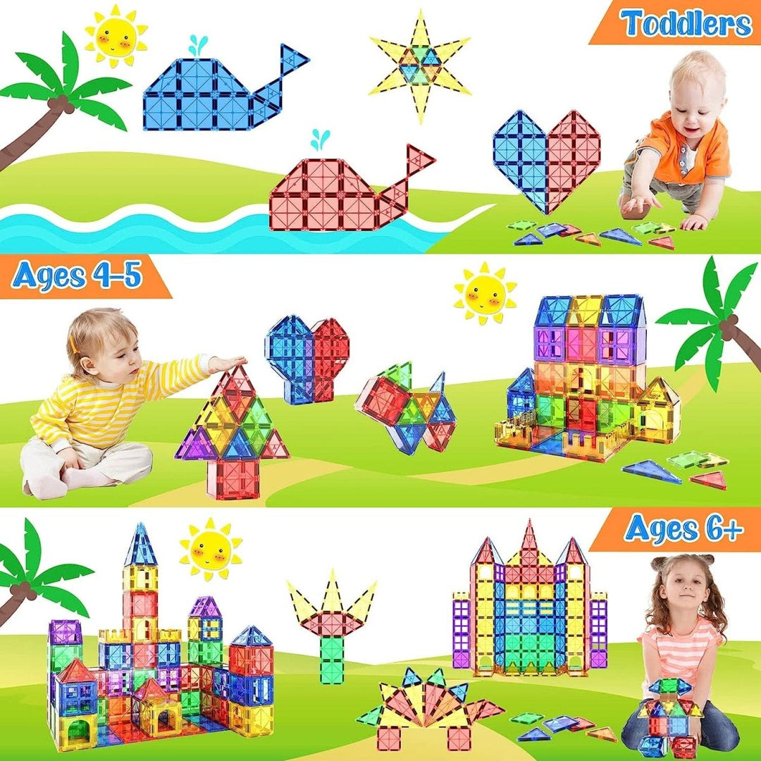 Lasten Magneettiset Rakennuspalikat Montessori-tyylillä 40 Kappaletta 5