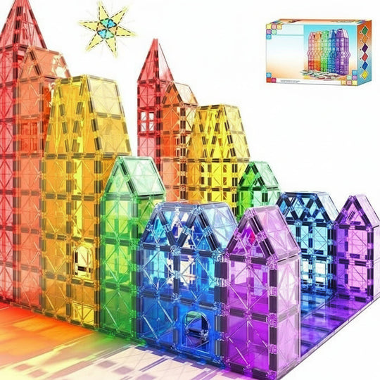Lasten Magneettiset Rakennuspalikat Montessori-tyylillä 40 Kappaletta 6