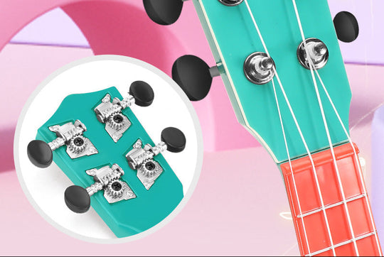 Lasten Mini Ukulele Dinosaurusteemalla Leikkisä Soitin 1