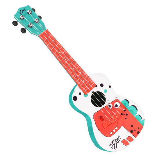 Lasten Mini Ukulele Dinosaurusteemalla Leikkisä Soitin 4