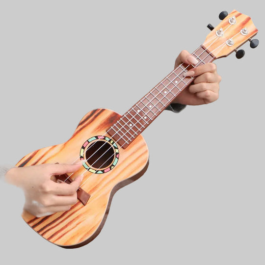 Lasten Mini Ukulele Dinosaurusteemalla Leikkisä Soitin 7