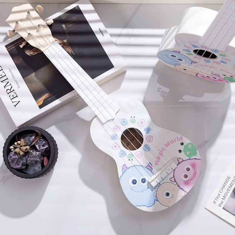 Lasten Mini Ukulele Värikäs Design 0