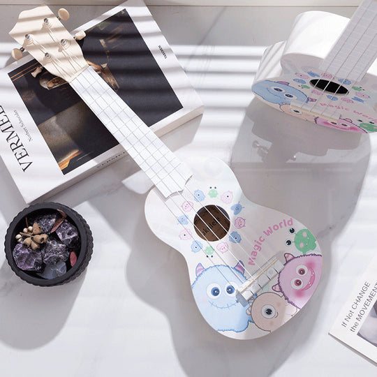 Lasten Mini Ukulele Värikäs Design 0