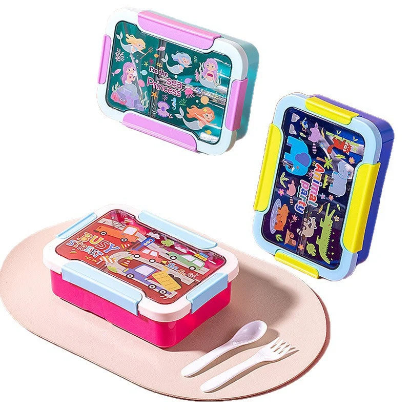 Lasten Moniosainen Bento-eväsrasia Hauskalla Teemalla 3