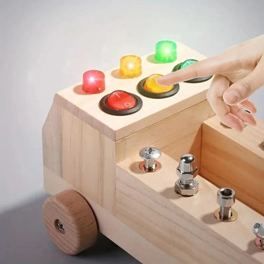 Lasten Montessori Busy Board Interaktiivinen Oppimislelu 3