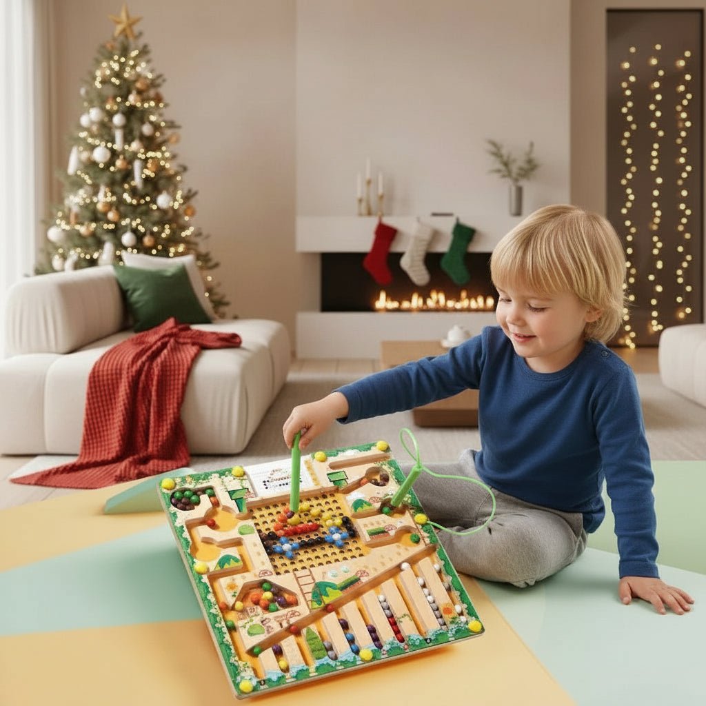 Lasten Montessori Magneettinen Labyrinttilelu 0