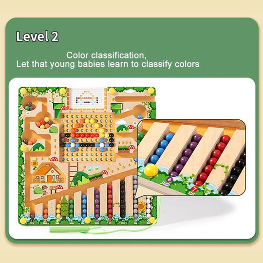 Lasten Montessori Magneettinen Labyrinttilelu 4