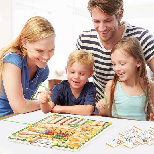 Lasten Montessori Magneettinen Labyrinttilelu 8