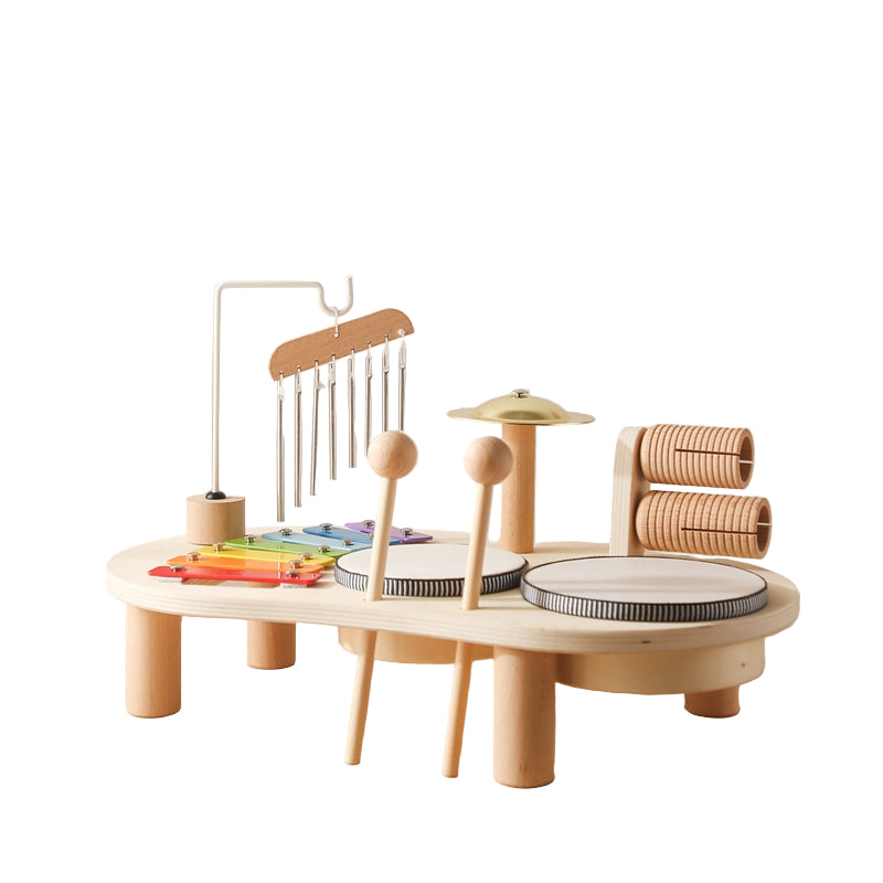 Lasten Musiikkipöytä Rummuilla ja Ksylofonilla 0