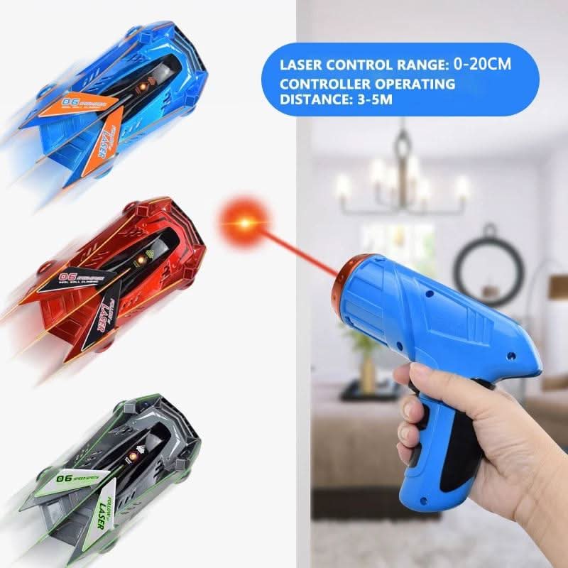 Lasten RC Auto Seinäkiipeily Laserohjauksella 360° Tempuilla 5