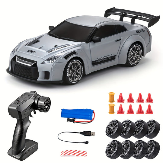 Lasten RC Drift Auto LED-valoilla 4WD 0