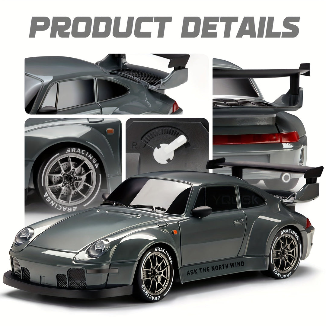 Lasten RC Drift Auto LED-valoilla 4WD 7
